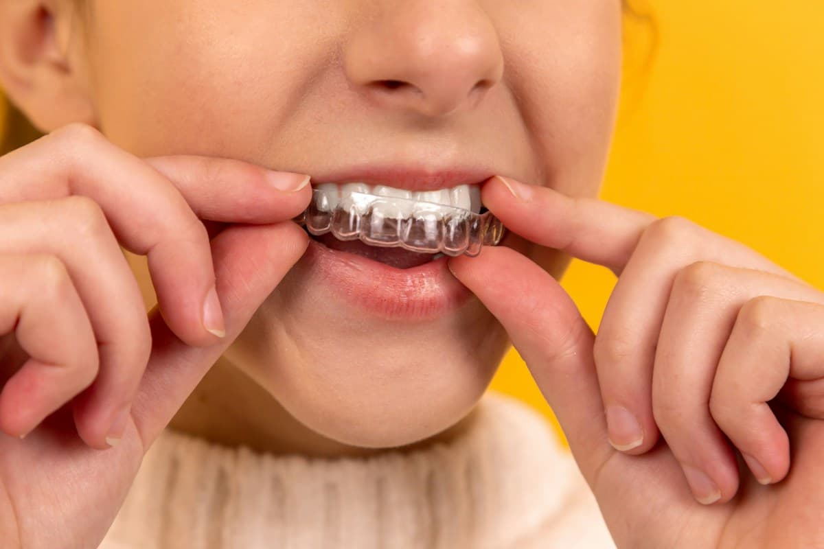 Dental care equipment in a clinical setting